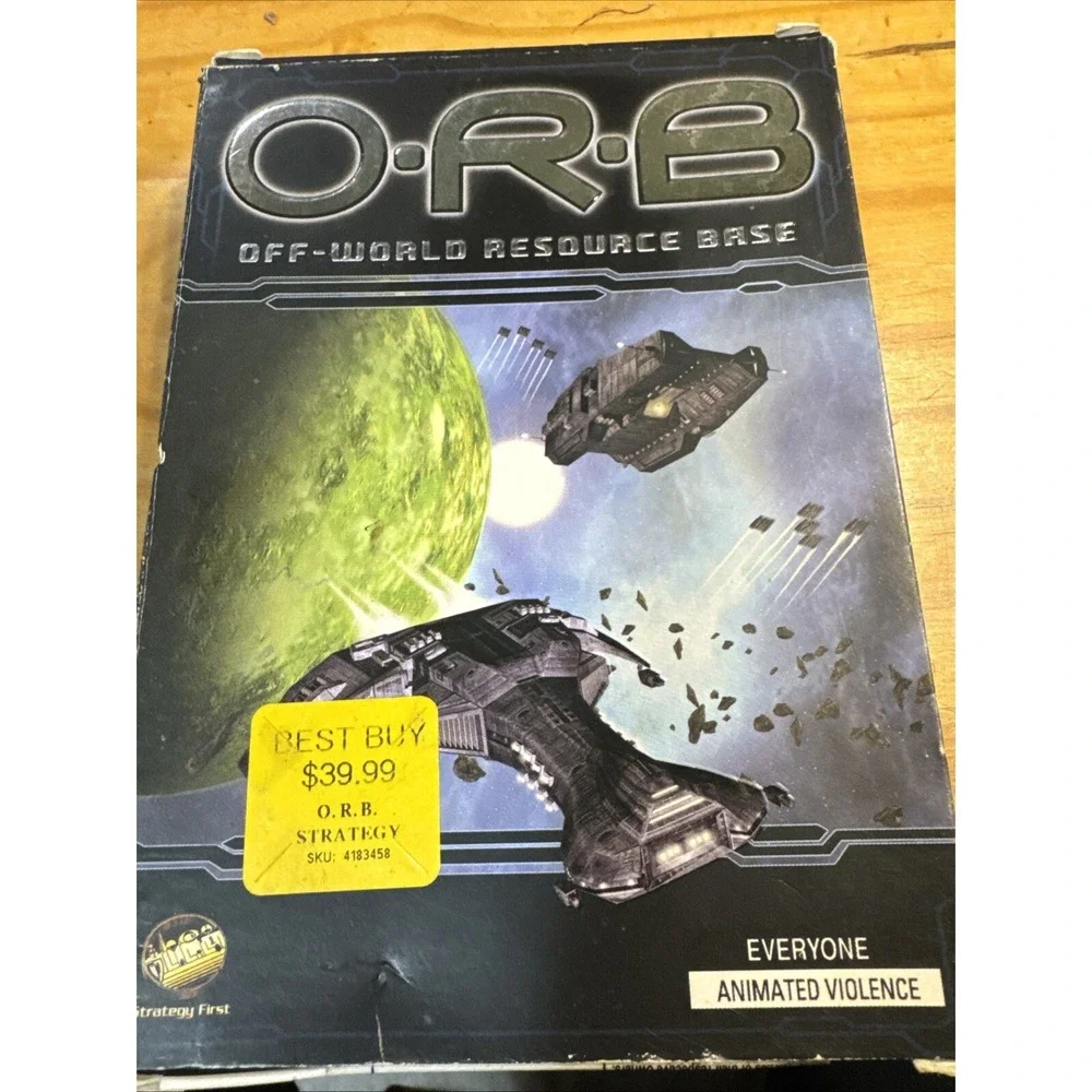 O.R.B. Off-World ORC PC Resource Base NTSC Game 2002 Medium Box Nice